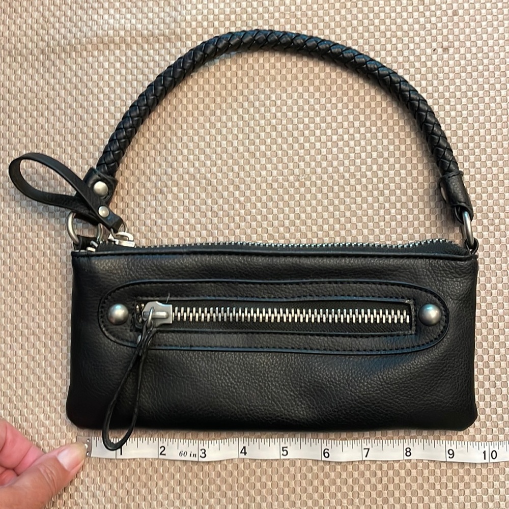 Motorcycle style clutch purse